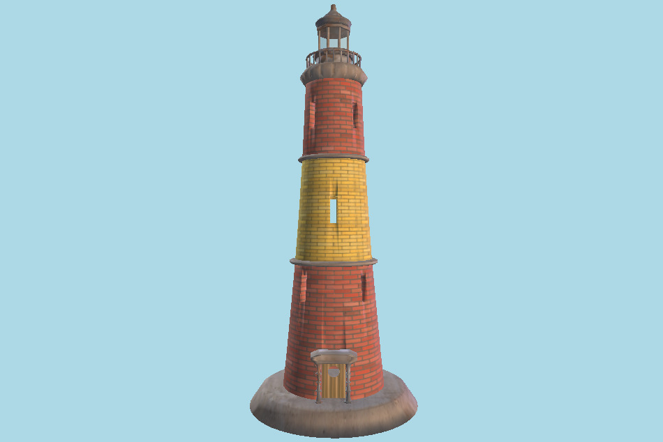 Lighthouse Tower 3d model